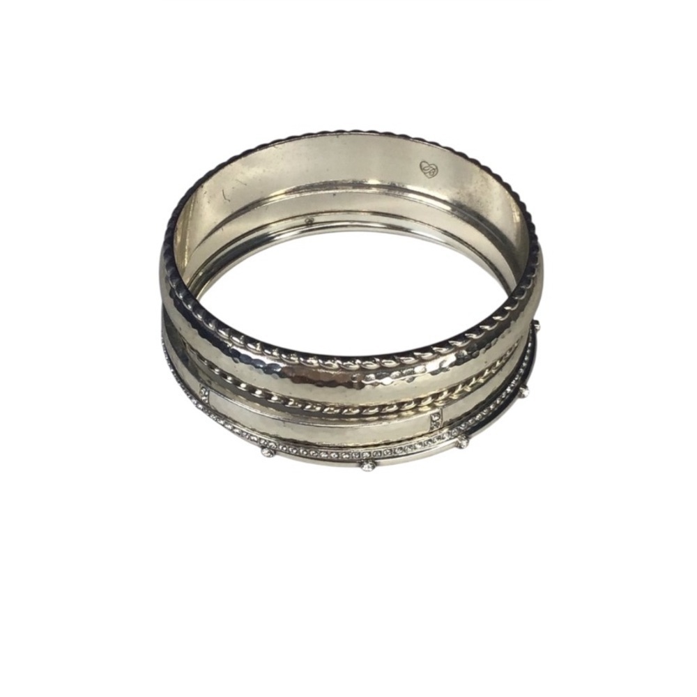 Brighton Silver 4pc Bracelet Set.